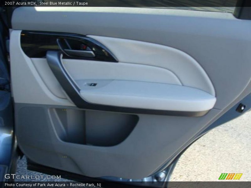 Steel Blue Metallic / Taupe 2007 Acura MDX