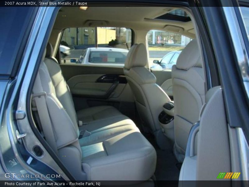 Steel Blue Metallic / Taupe 2007 Acura MDX