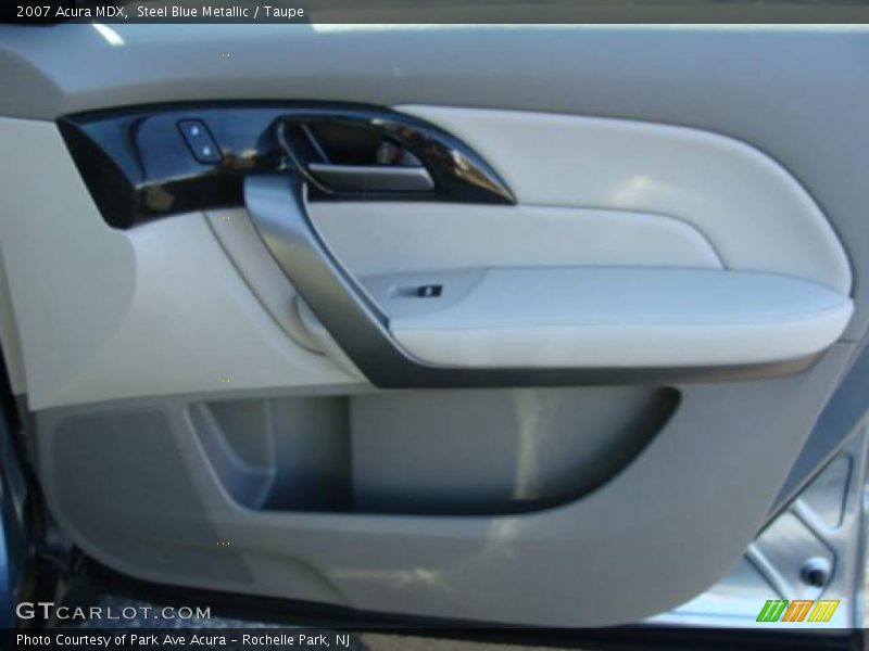 Steel Blue Metallic / Taupe 2007 Acura MDX