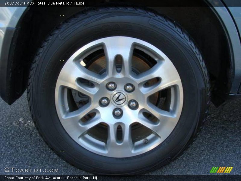 Steel Blue Metallic / Taupe 2007 Acura MDX