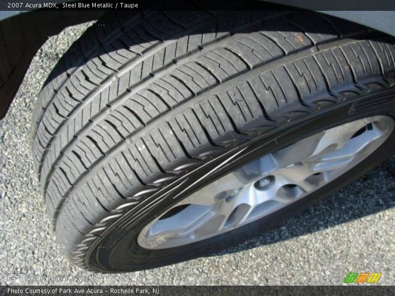 Steel Blue Metallic / Taupe 2007 Acura MDX