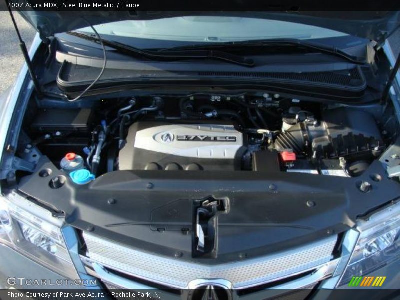Steel Blue Metallic / Taupe 2007 Acura MDX