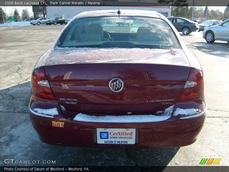 Dark Garnet Metallic / Neutral 2006 Buick LaCrosse CXL