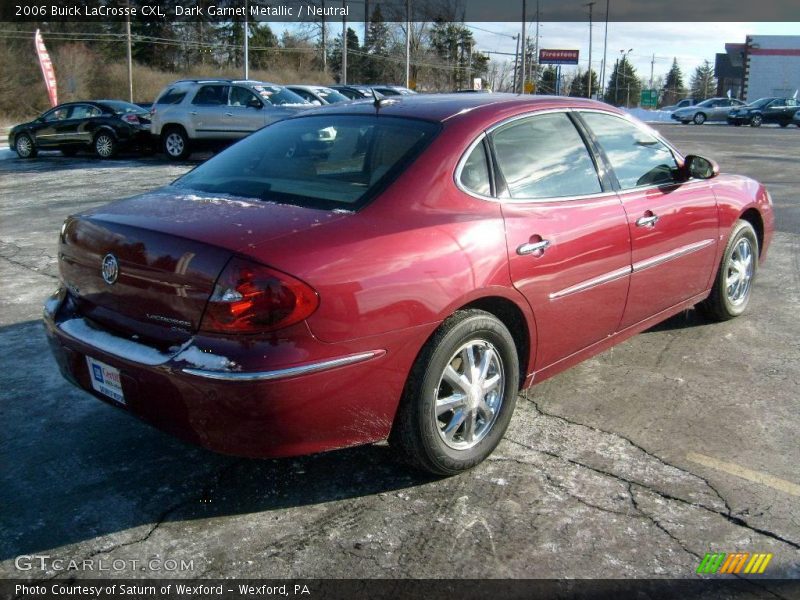 Dark Garnet Metallic / Neutral 2006 Buick LaCrosse CXL