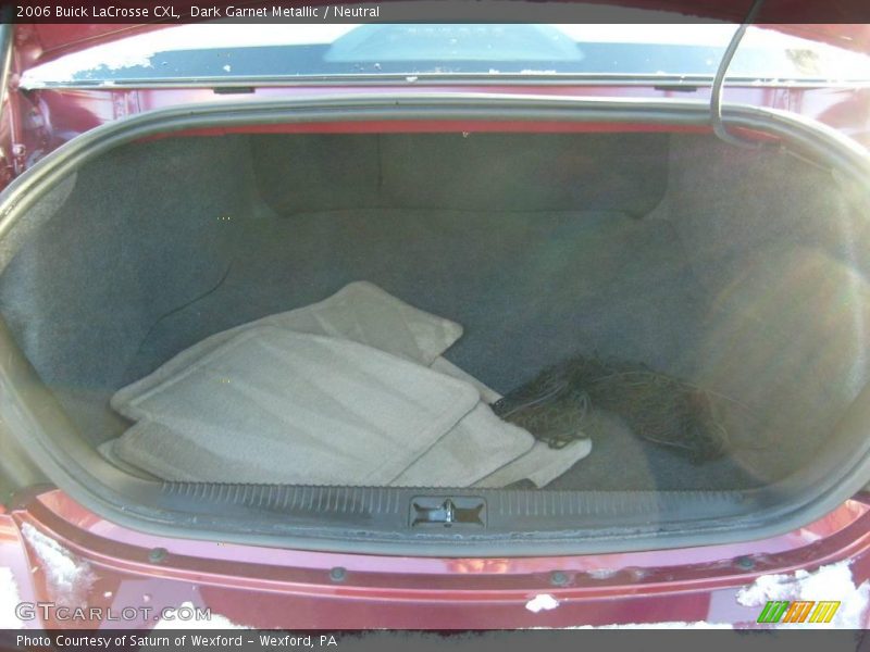Dark Garnet Metallic / Neutral 2006 Buick LaCrosse CXL