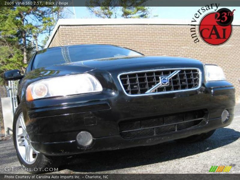 Black / Beige 2006 Volvo S60 2.5T