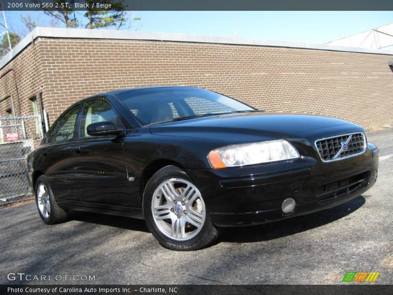 Black / Beige 2006 Volvo S60 2.5T