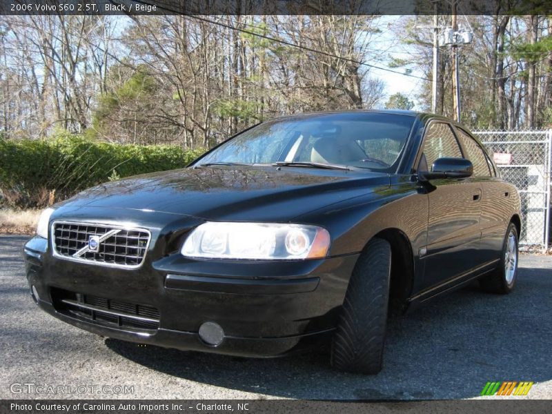 Black / Beige 2006 Volvo S60 2.5T