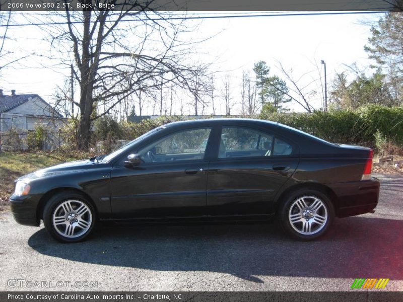 Black / Beige 2006 Volvo S60 2.5T