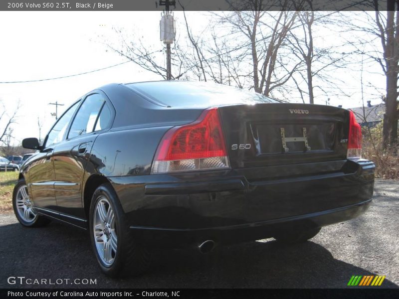 Black / Beige 2006 Volvo S60 2.5T