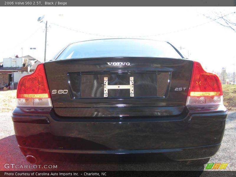 Black / Beige 2006 Volvo S60 2.5T