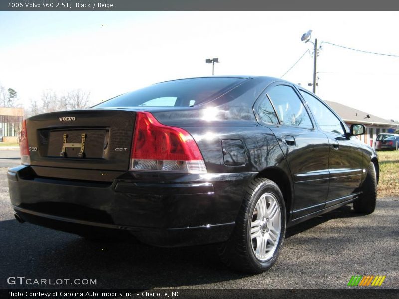 Black / Beige 2006 Volvo S60 2.5T