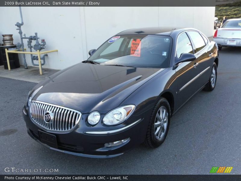 Dark Slate Metallic / Ebony 2009 Buick LaCrosse CXL