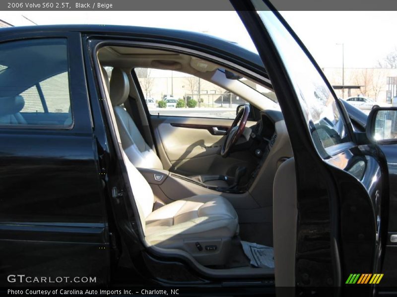 Black / Beige 2006 Volvo S60 2.5T
