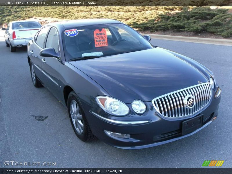 Dark Slate Metallic / Ebony 2009 Buick LaCrosse CXL