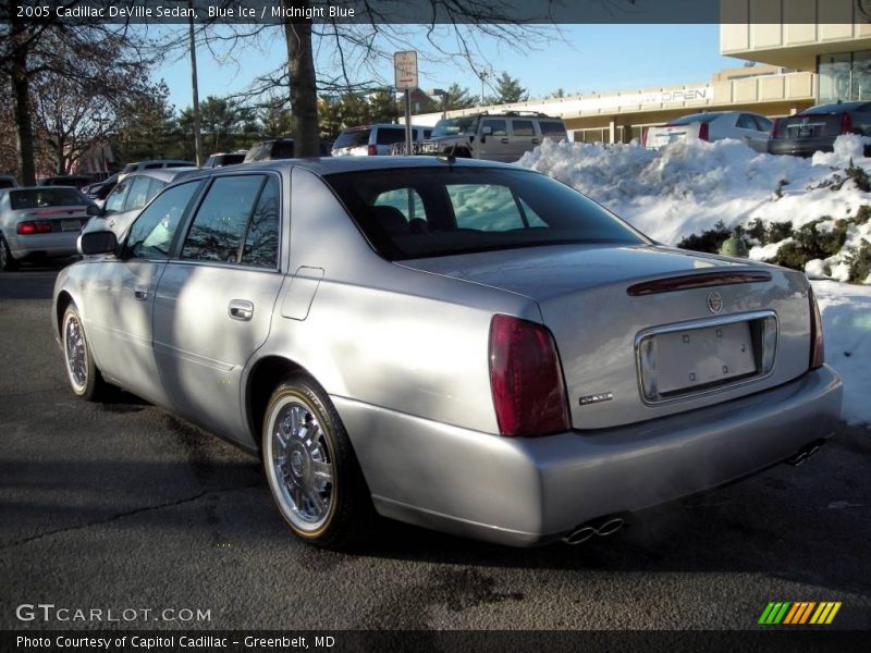 Blue Ice / Midnight Blue 2005 Cadillac DeVille Sedan