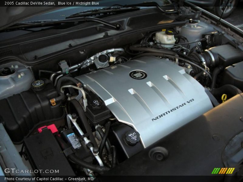 Blue Ice / Midnight Blue 2005 Cadillac DeVille Sedan
