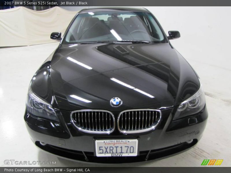 Jet Black / Black 2007 BMW 5 Series 525i Sedan