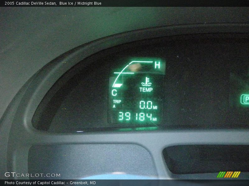 Blue Ice / Midnight Blue 2005 Cadillac DeVille Sedan