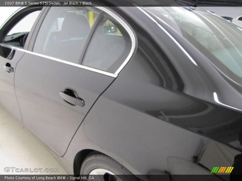 Jet Black / Black 2007 BMW 5 Series 525i Sedan