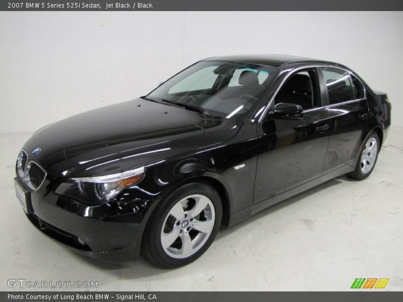 Jet Black / Black 2007 BMW 5 Series 525i Sedan