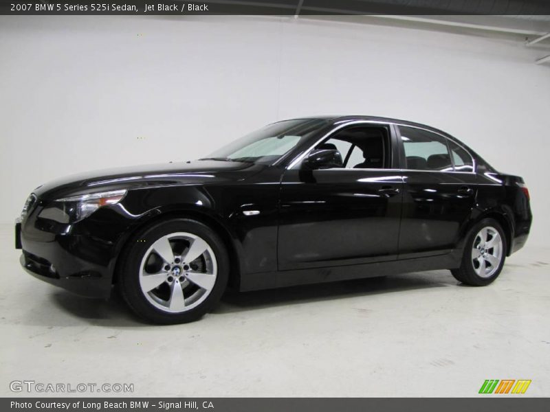 Jet Black / Black 2007 BMW 5 Series 525i Sedan