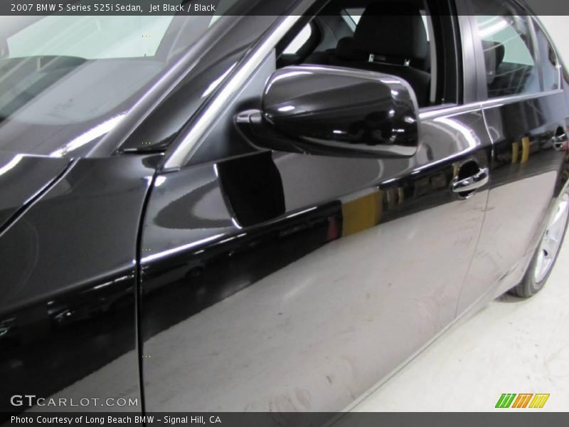 Jet Black / Black 2007 BMW 5 Series 525i Sedan