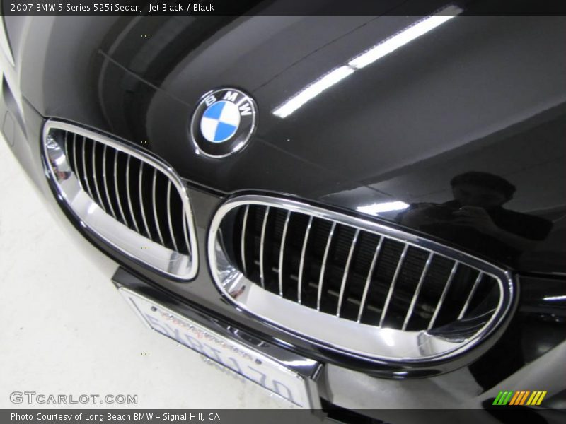 Jet Black / Black 2007 BMW 5 Series 525i Sedan