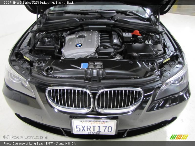 Jet Black / Black 2007 BMW 5 Series 525i Sedan