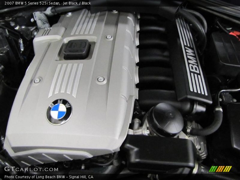 Jet Black / Black 2007 BMW 5 Series 525i Sedan