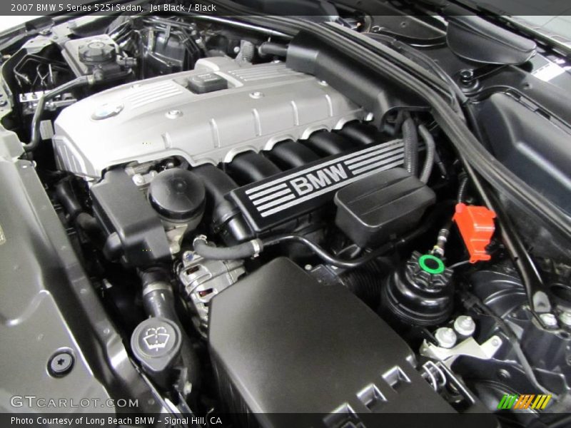 Jet Black / Black 2007 BMW 5 Series 525i Sedan
