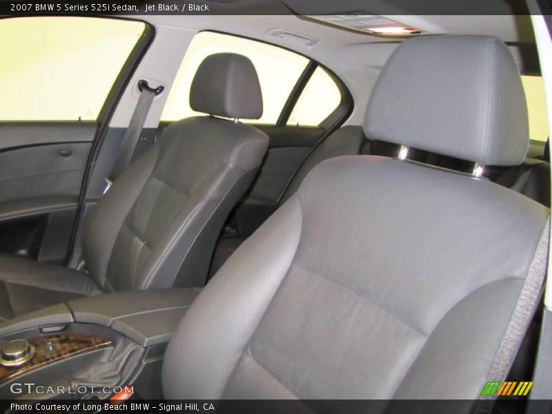 Jet Black / Black 2007 BMW 5 Series 525i Sedan