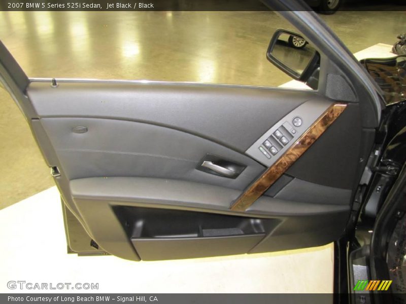 Jet Black / Black 2007 BMW 5 Series 525i Sedan