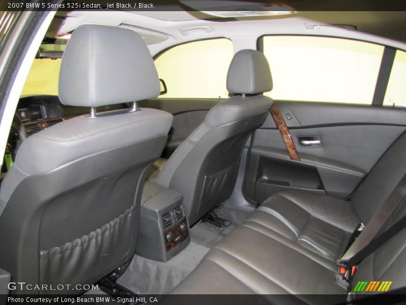 Jet Black / Black 2007 BMW 5 Series 525i Sedan
