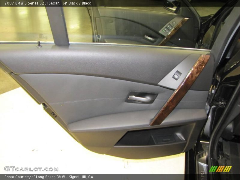 Jet Black / Black 2007 BMW 5 Series 525i Sedan