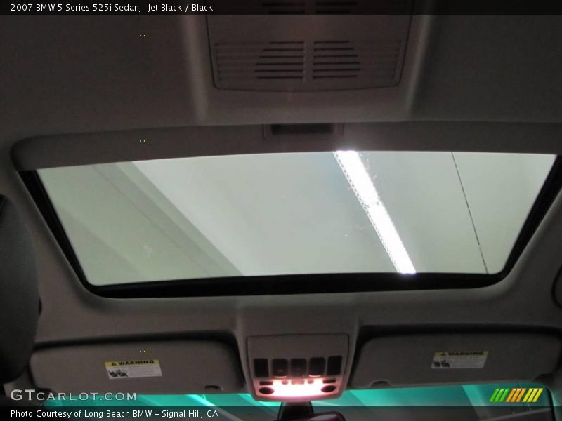 Jet Black / Black 2007 BMW 5 Series 525i Sedan