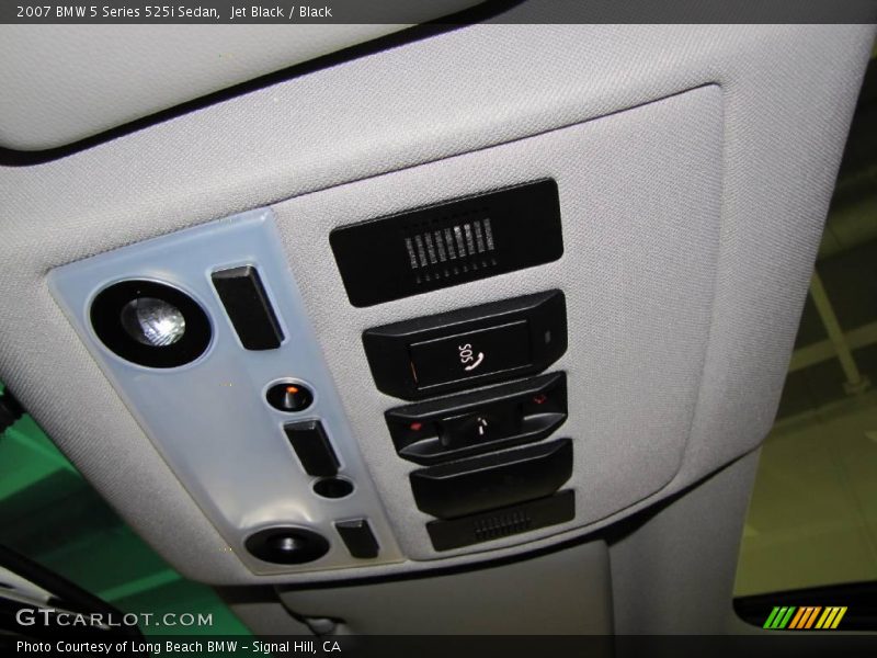 Jet Black / Black 2007 BMW 5 Series 525i Sedan