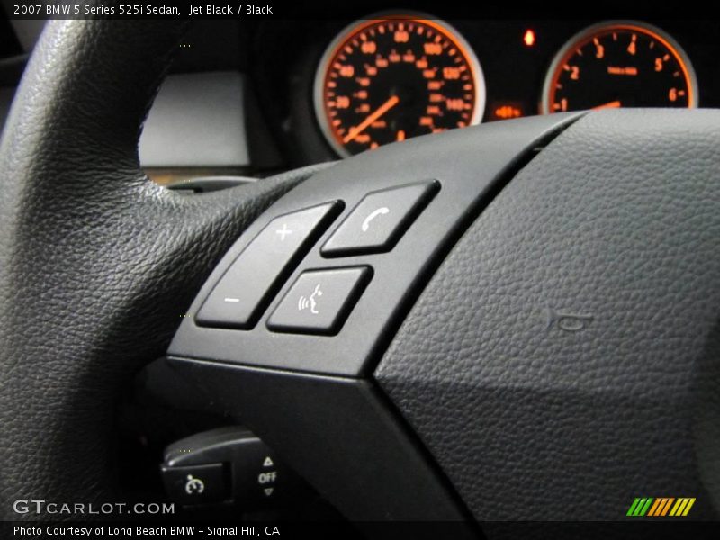 Jet Black / Black 2007 BMW 5 Series 525i Sedan