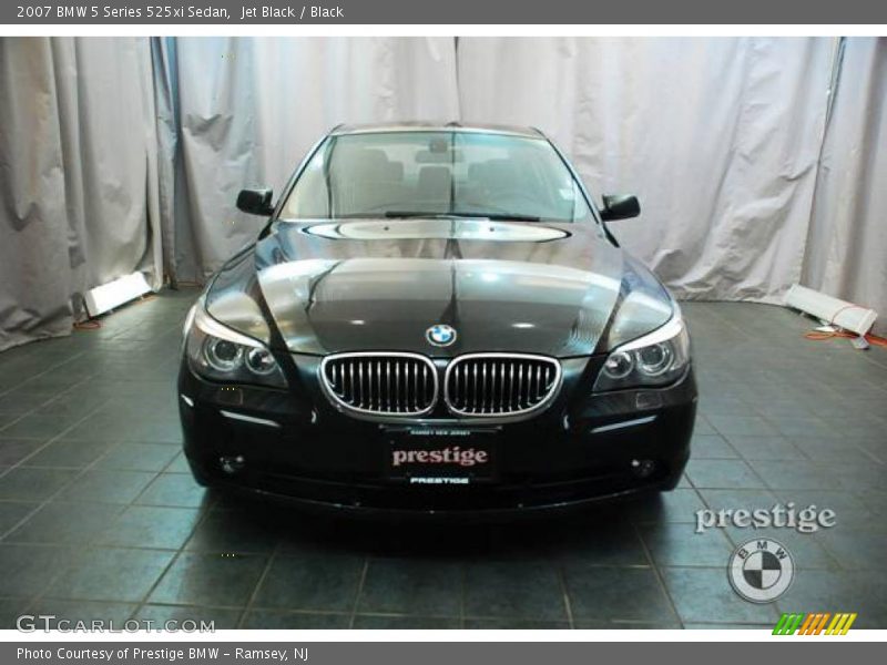 Jet Black / Black 2007 BMW 5 Series 525xi Sedan
