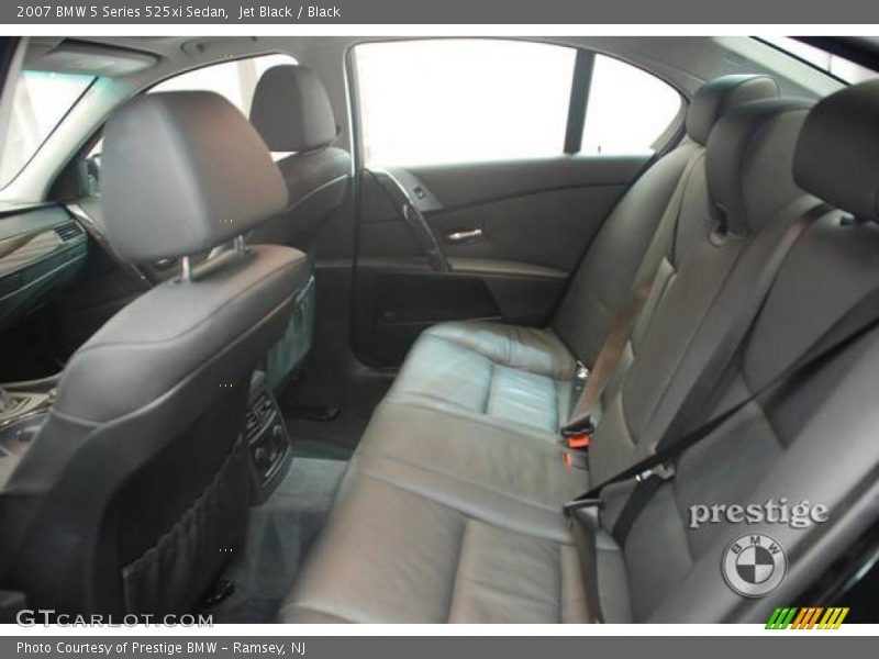 Jet Black / Black 2007 BMW 5 Series 525xi Sedan