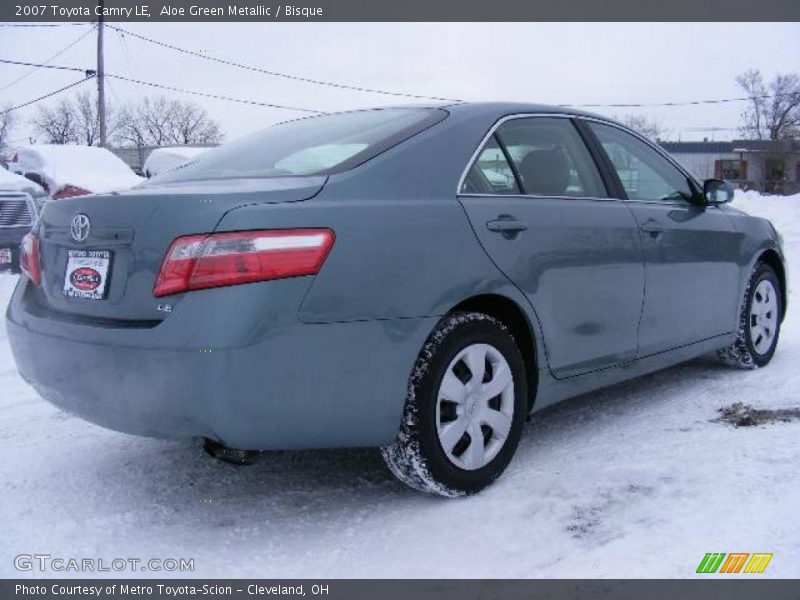 Aloe Green Metallic / Bisque 2007 Toyota Camry LE