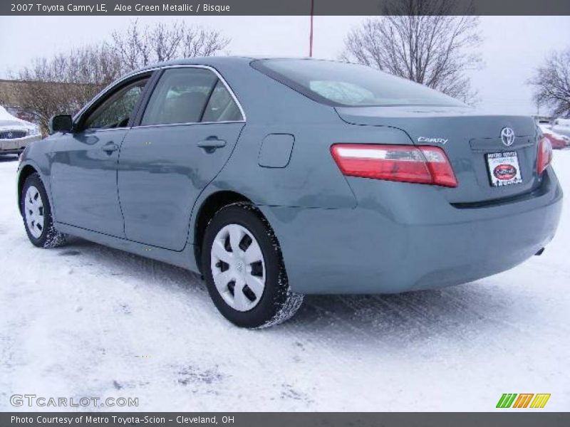 Aloe Green Metallic / Bisque 2007 Toyota Camry LE