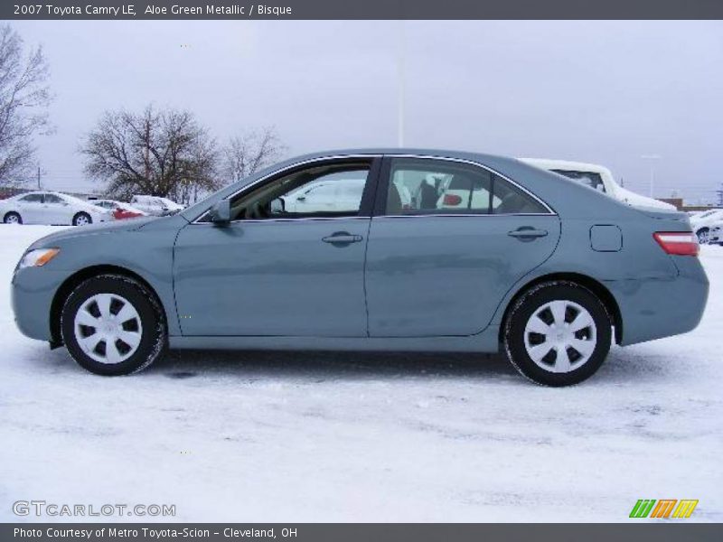 Aloe Green Metallic / Bisque 2007 Toyota Camry LE