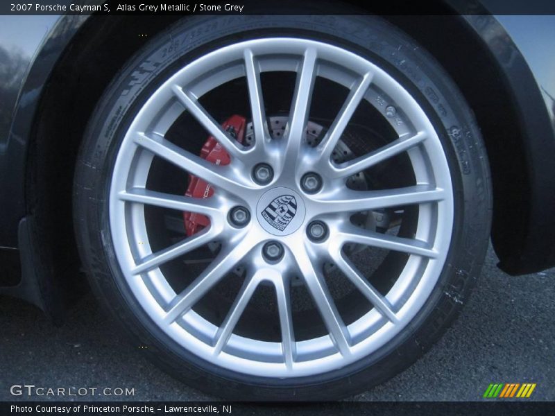 Atlas Grey Metallic / Stone Grey 2007 Porsche Cayman S