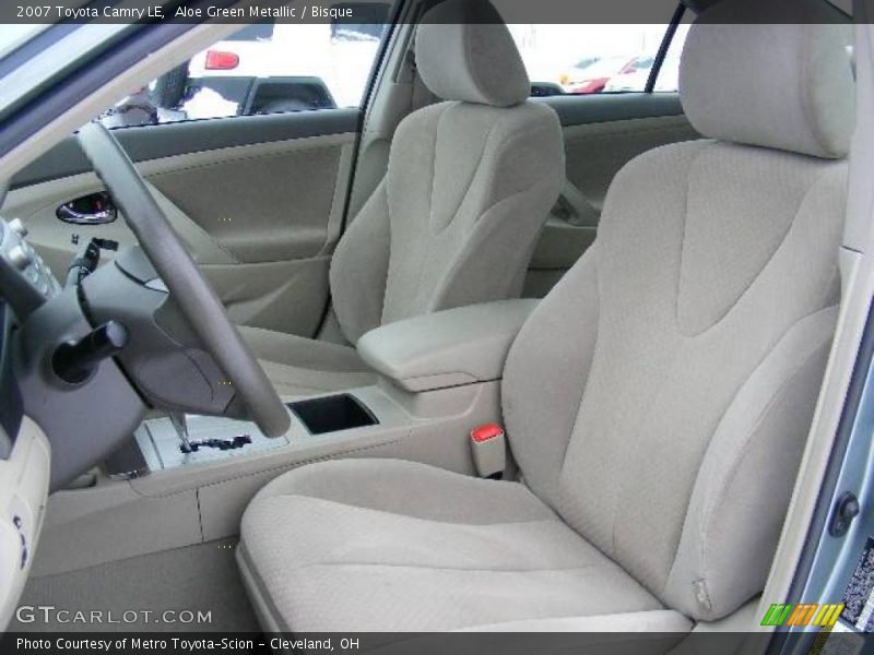 Aloe Green Metallic / Bisque 2007 Toyota Camry LE