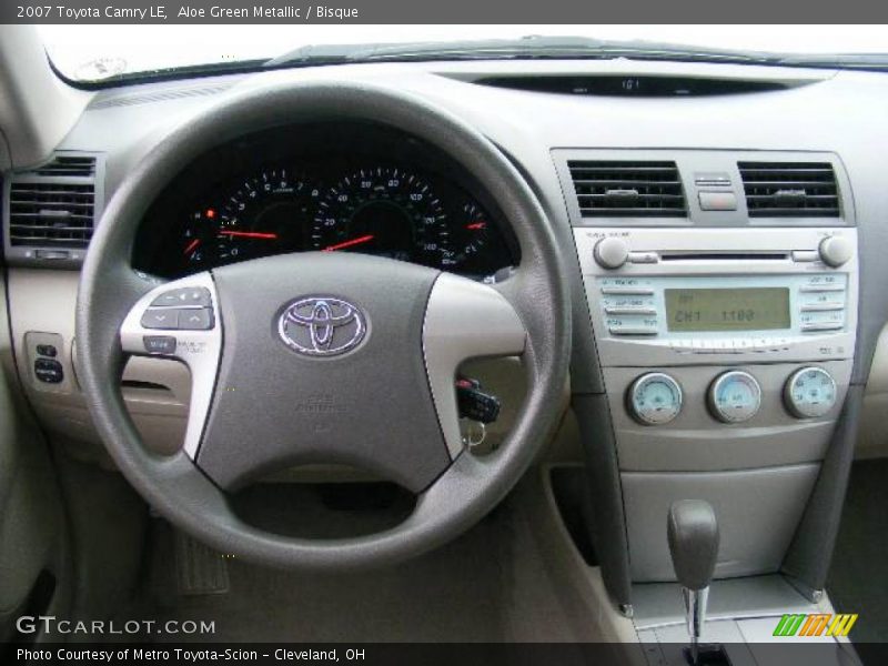 Aloe Green Metallic / Bisque 2007 Toyota Camry LE