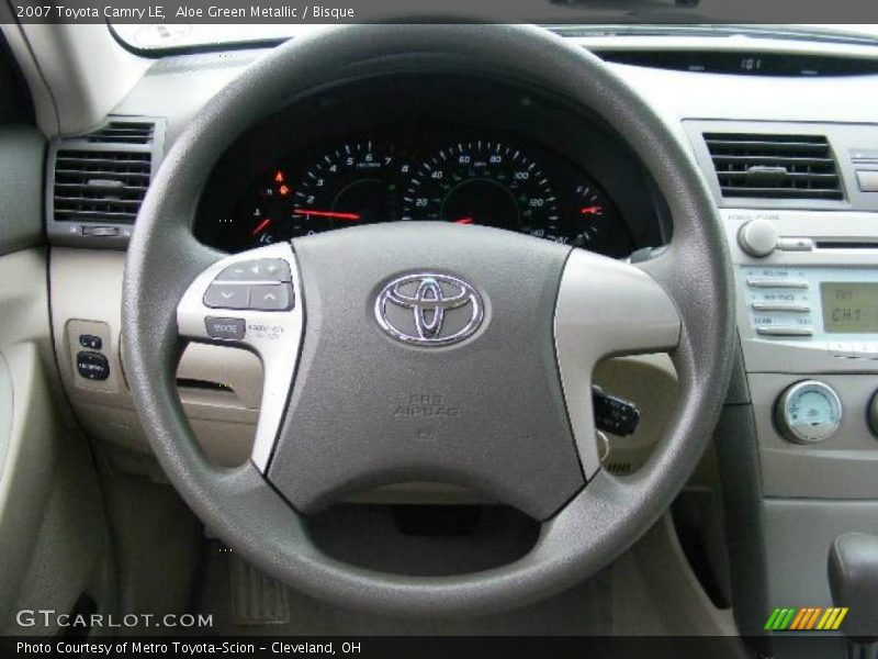Aloe Green Metallic / Bisque 2007 Toyota Camry LE