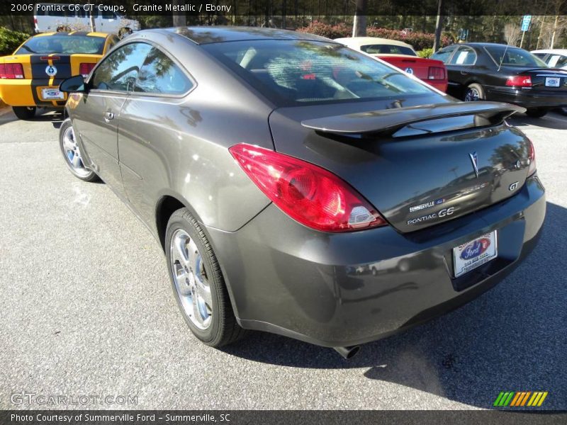 Granite Metallic / Ebony 2006 Pontiac G6 GT Coupe