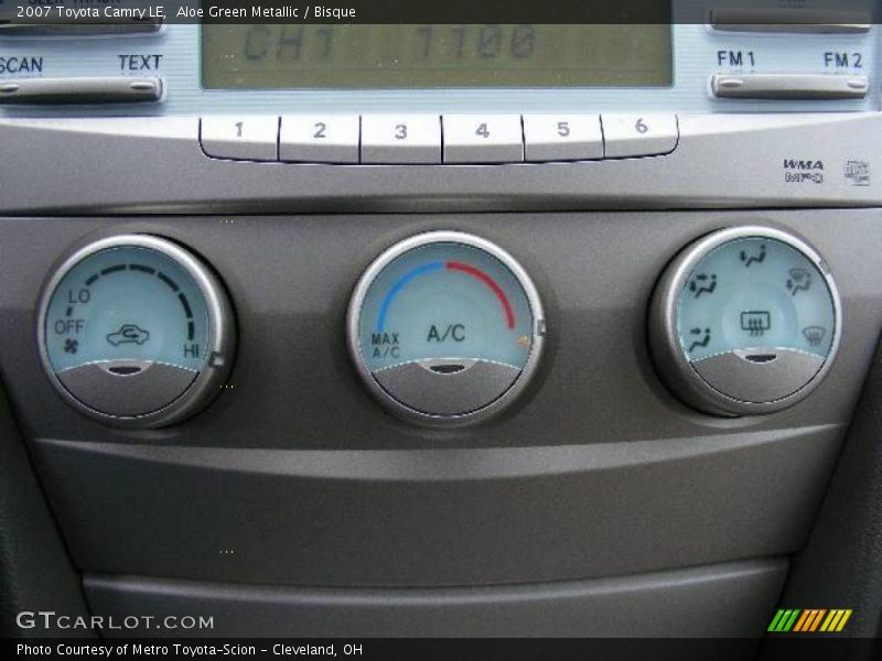 Aloe Green Metallic / Bisque 2007 Toyota Camry LE