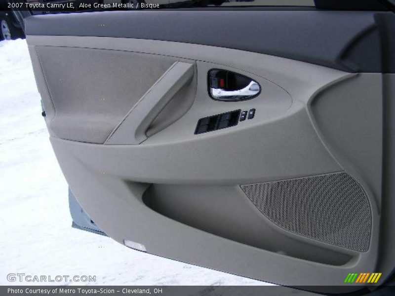 Aloe Green Metallic / Bisque 2007 Toyota Camry LE